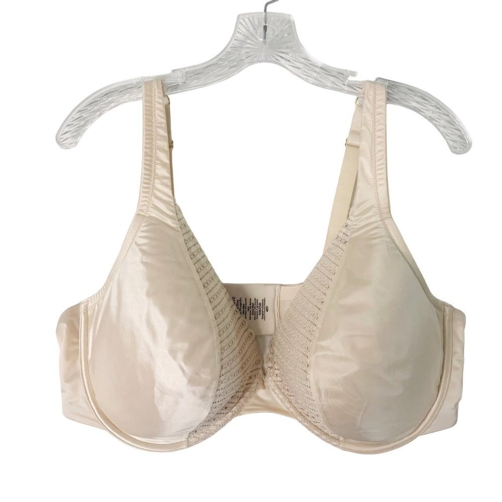 ThirdLove Matte & Shine Eyelet Plunge Ivory Bra
